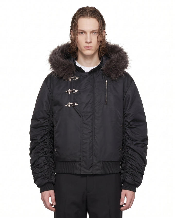 Fur Bomber Jacket na2817