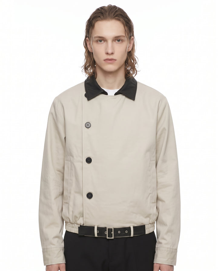 Asymmetric Belted Jacket na2834