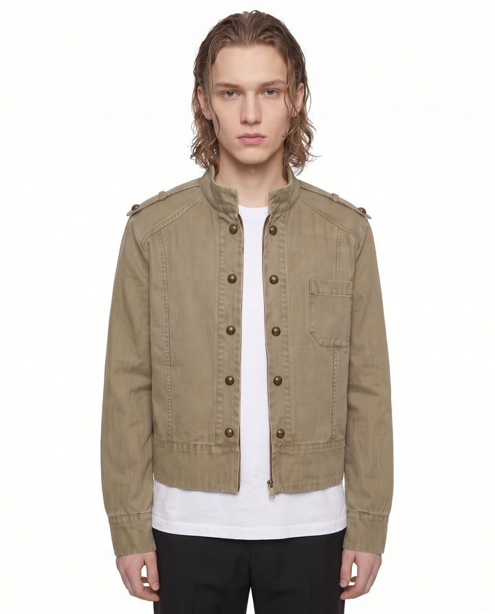 Military Zip Jacket na2848