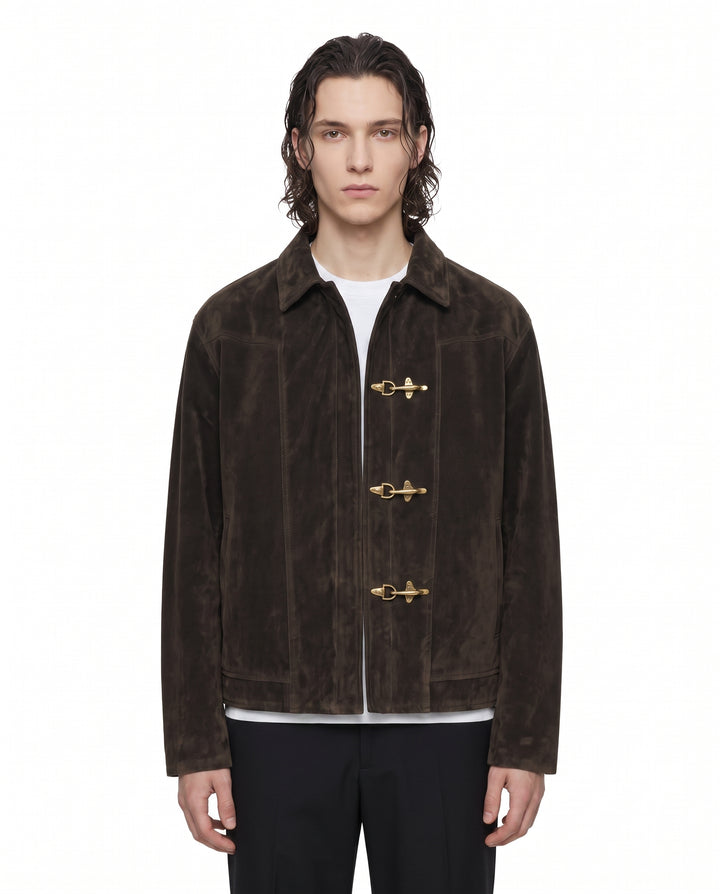 Suede Clasp Jacket na2849