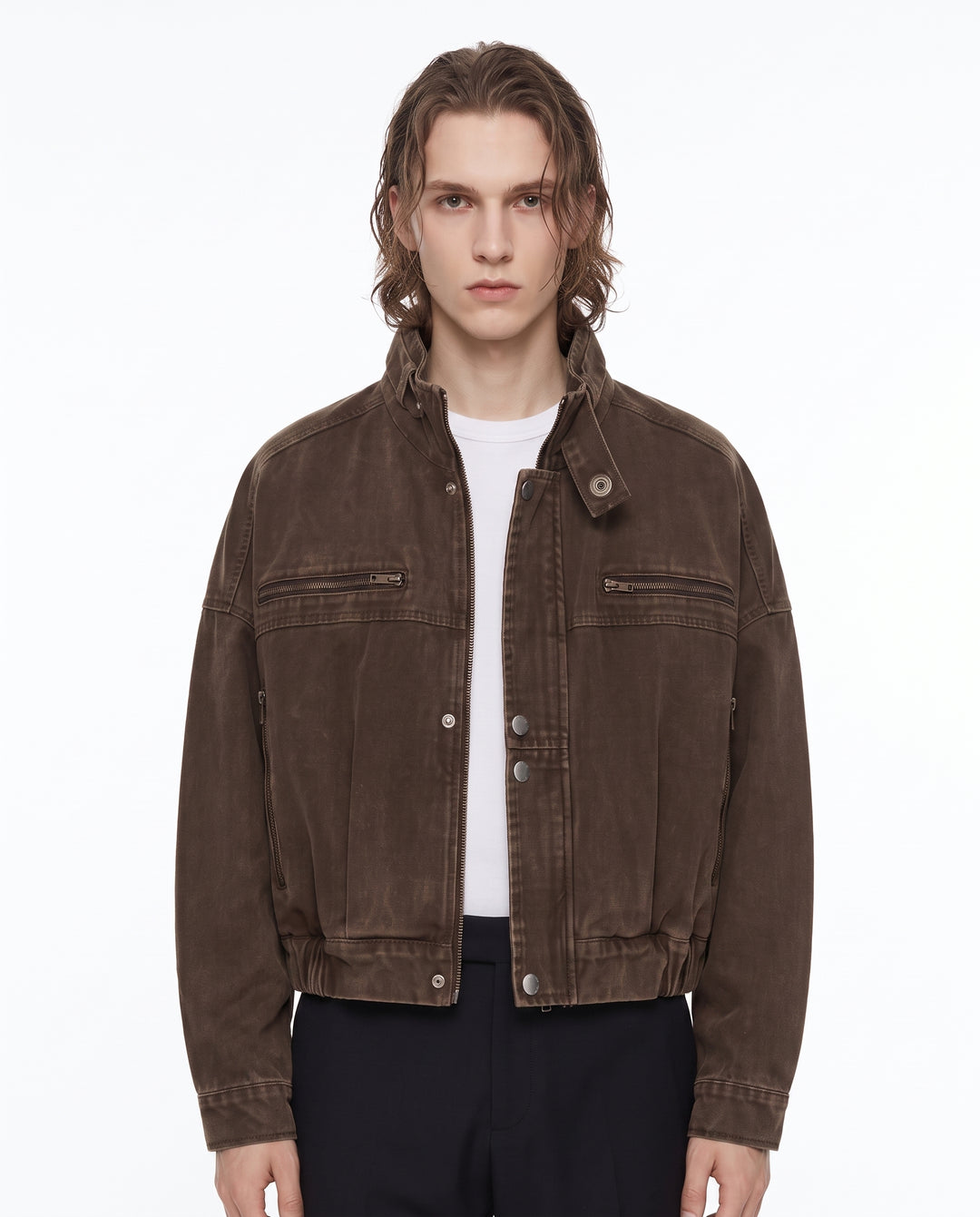 Cropped Utility Jacket na2856