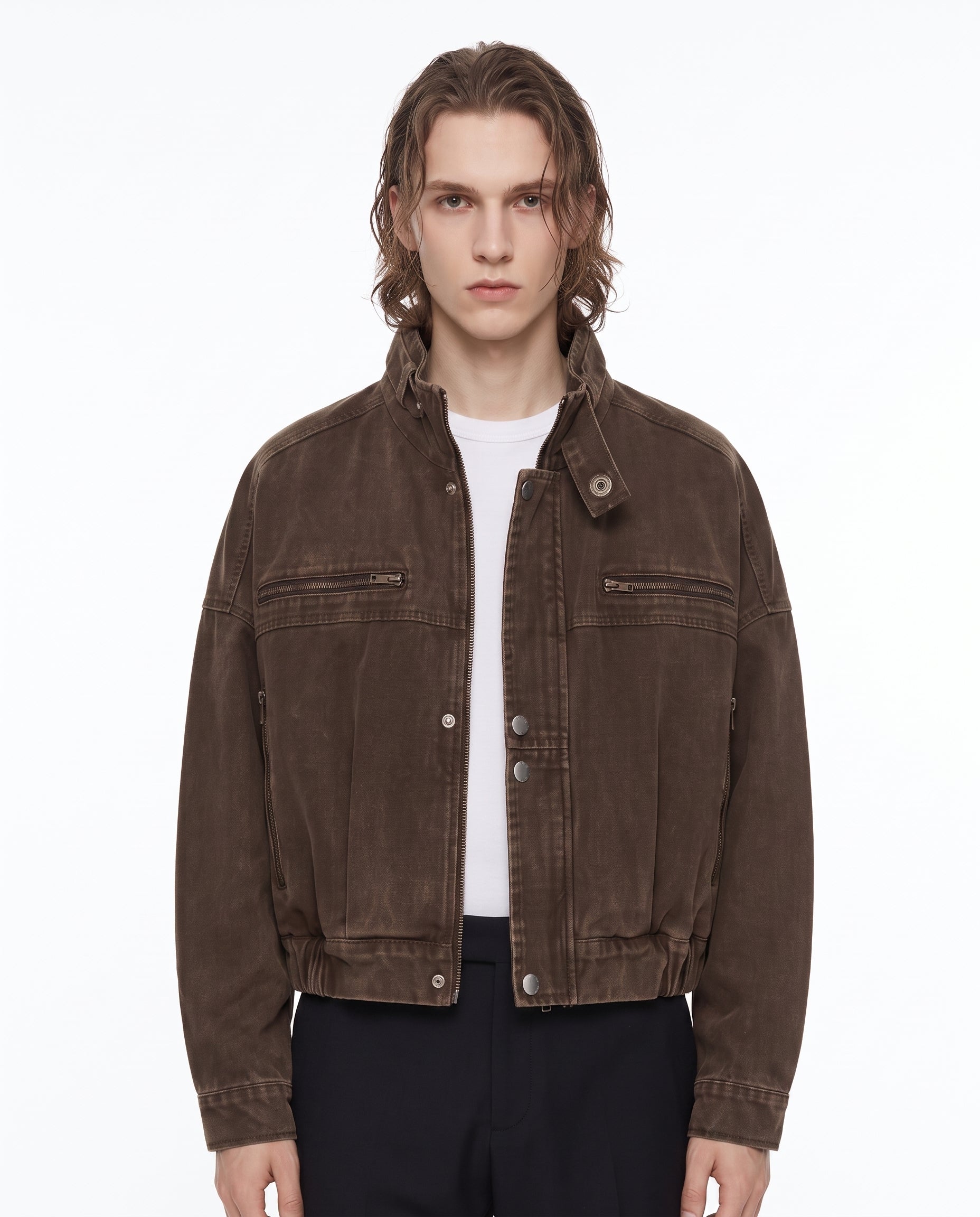 Cropped Utility Jacket na2856