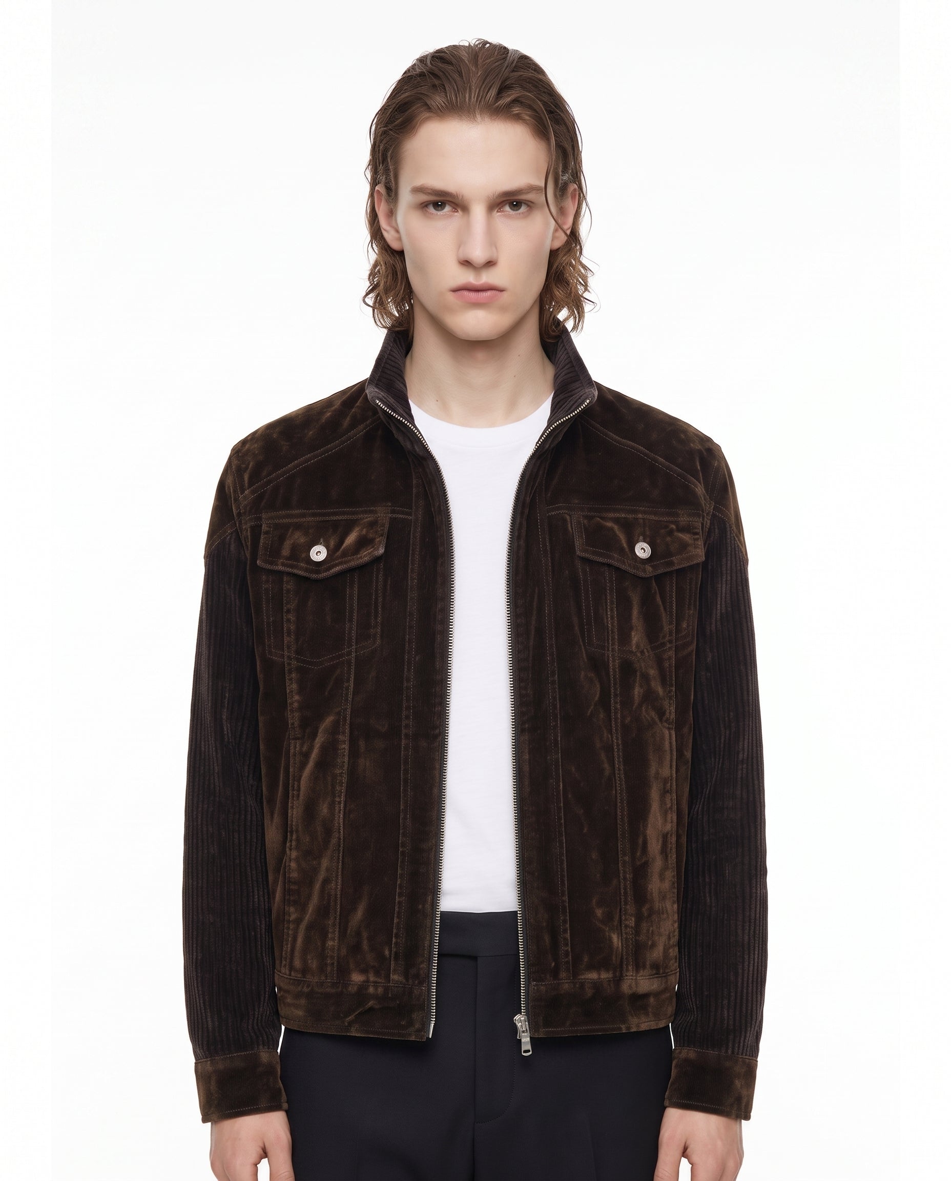Corduroy Zip Jacket na2862