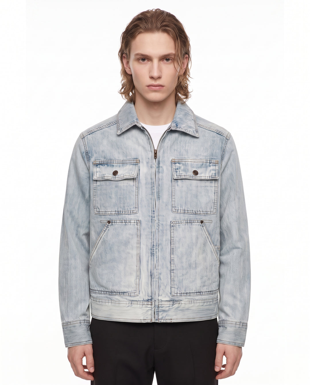 Washed Denim Jacket na2865