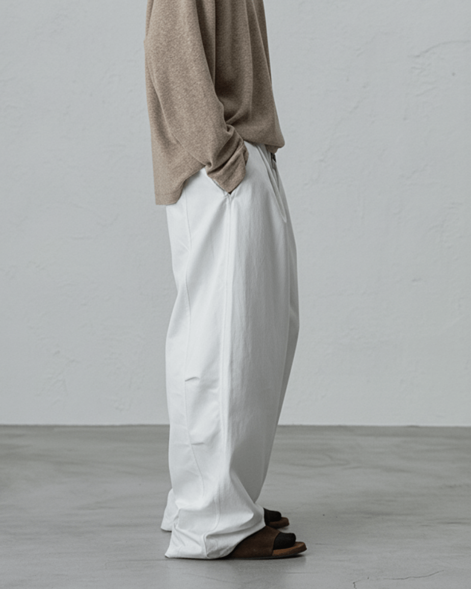[Nanostudio] Wide String Trousers na2229