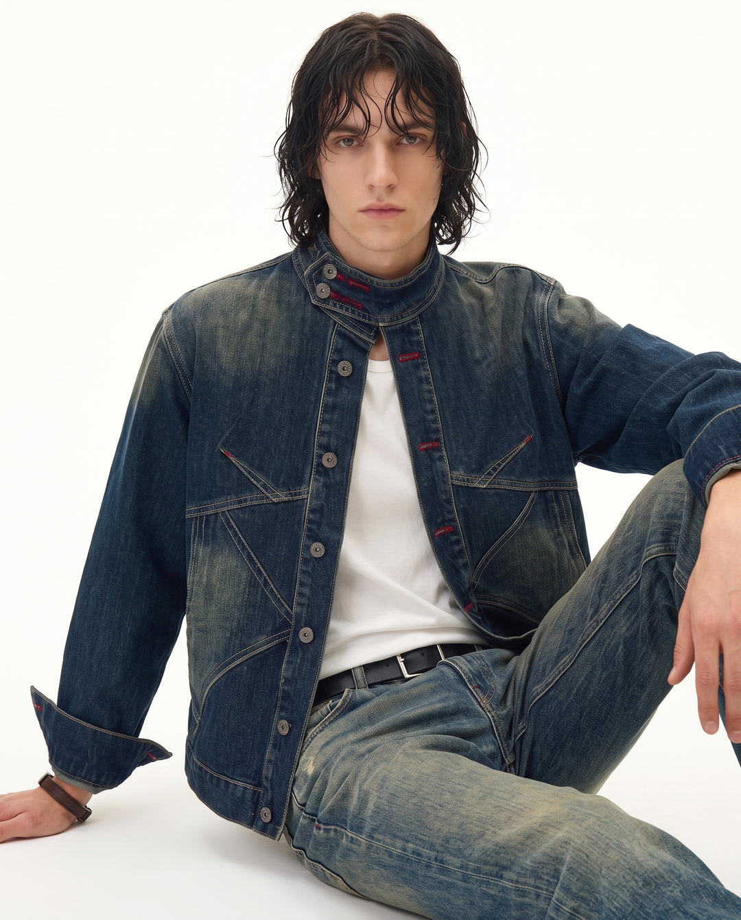 Washed Denim Jacket na2884