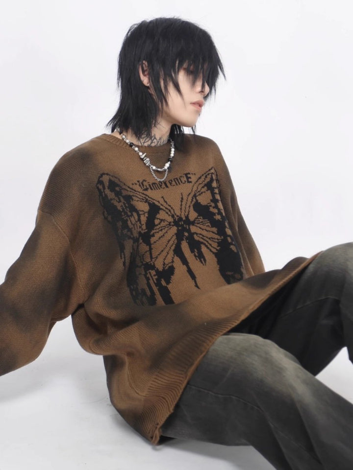 【Mz】broken holes sweater na1474