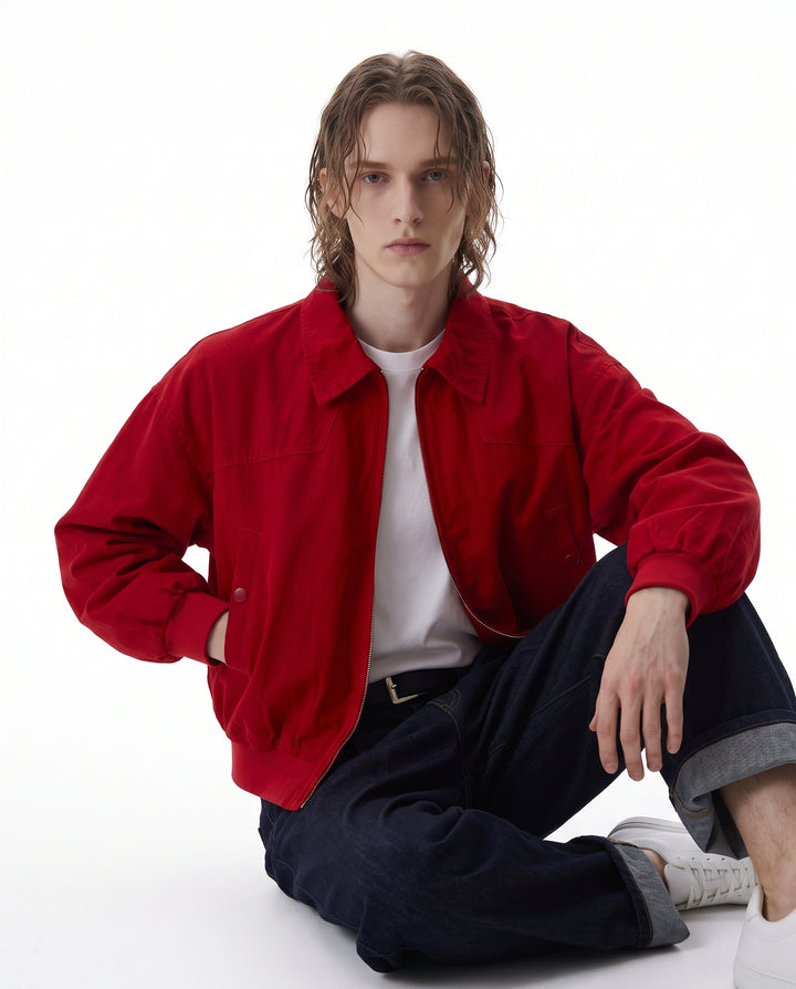 Red Zip Jacket na3011