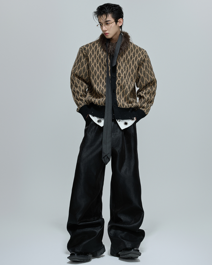 [ArguE CulturE] Royal Pattern Fur Knit na2270