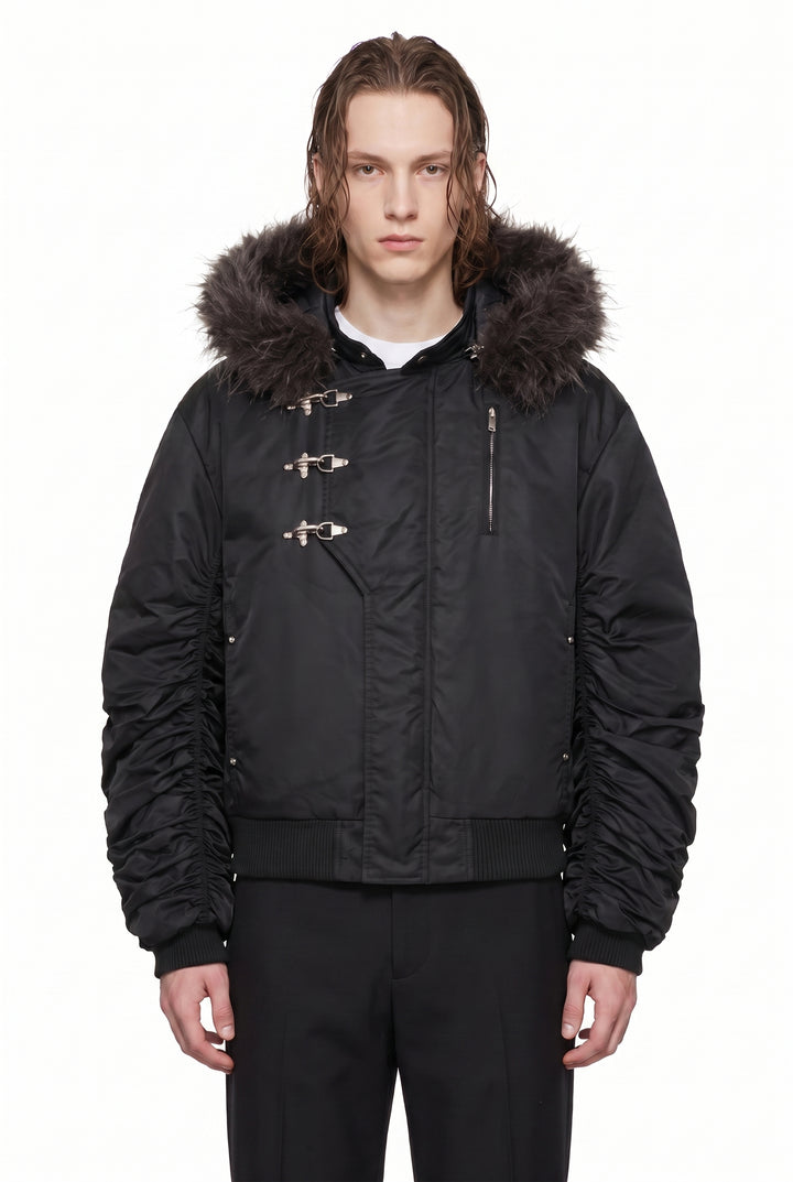 Fur Bomber Jacket na2817