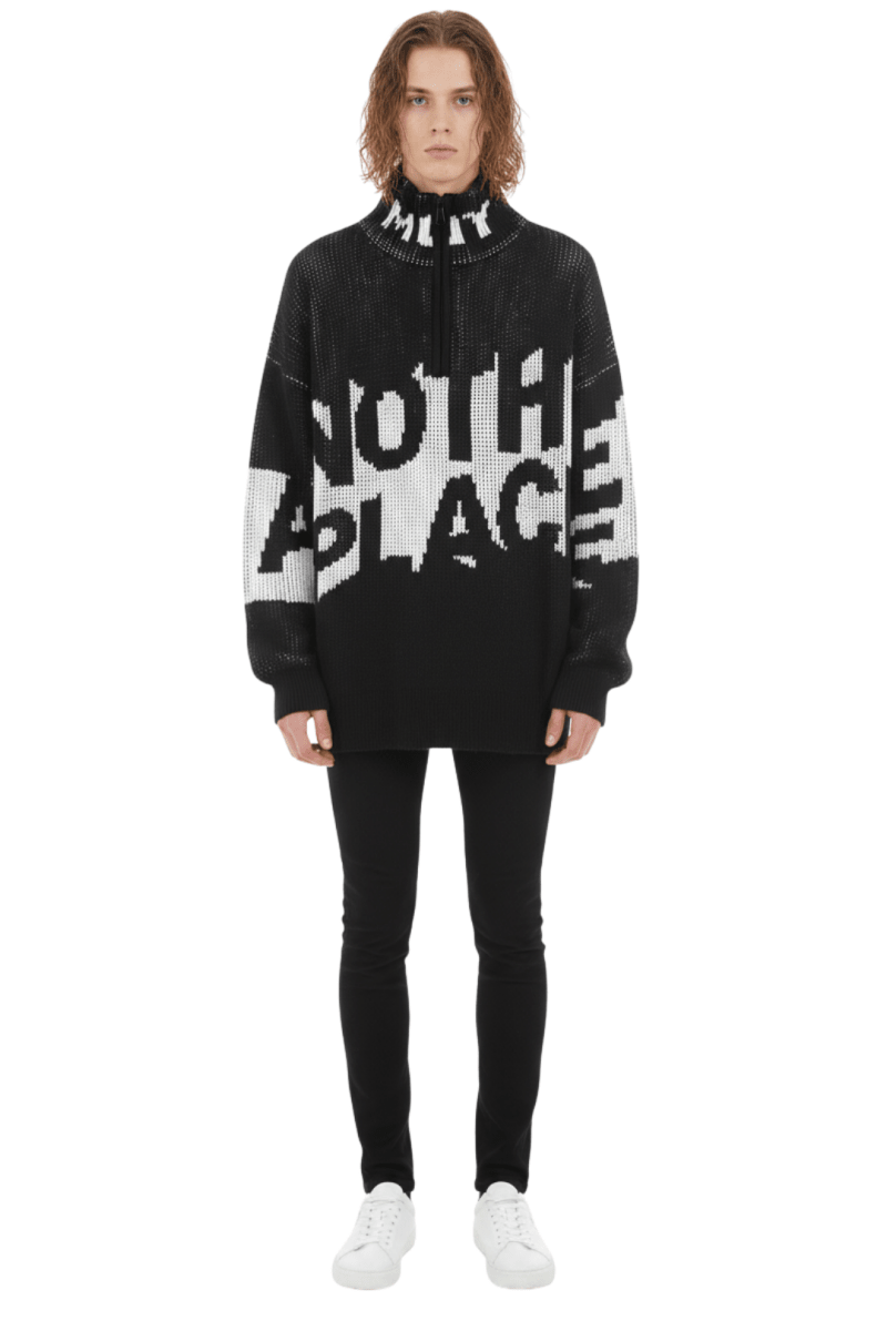 Modern Block Pattern Sweater na2411