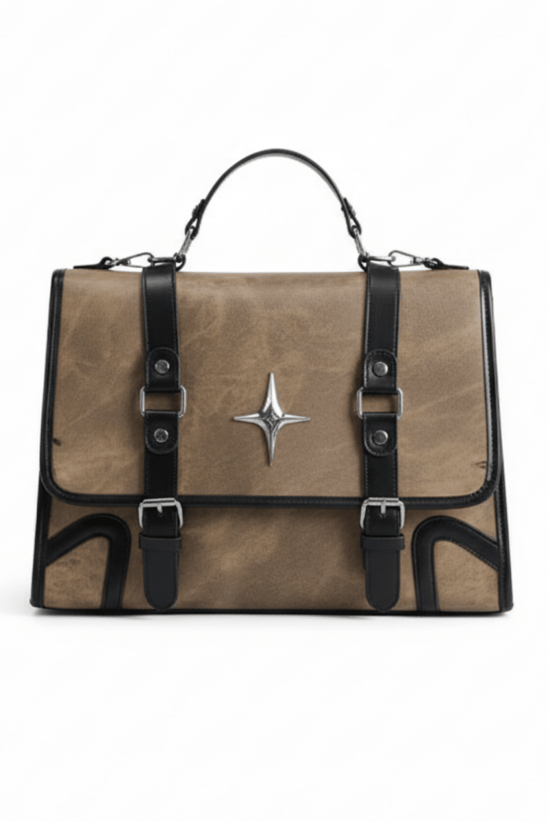 Vintage Star Satchel Backpack na2431