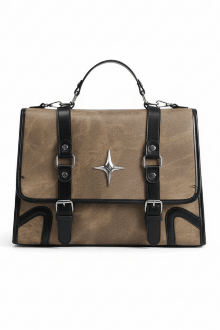 Vintage Star Satchel Backpack na2431