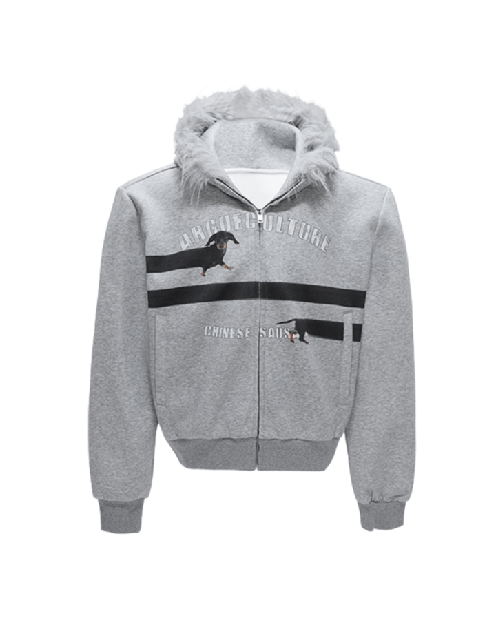 [ArguE CulturE] Seoul Faux-Fur Dog Hoodie na2251