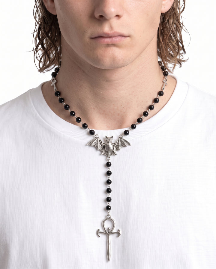 Bat Rosary Necklace na2934