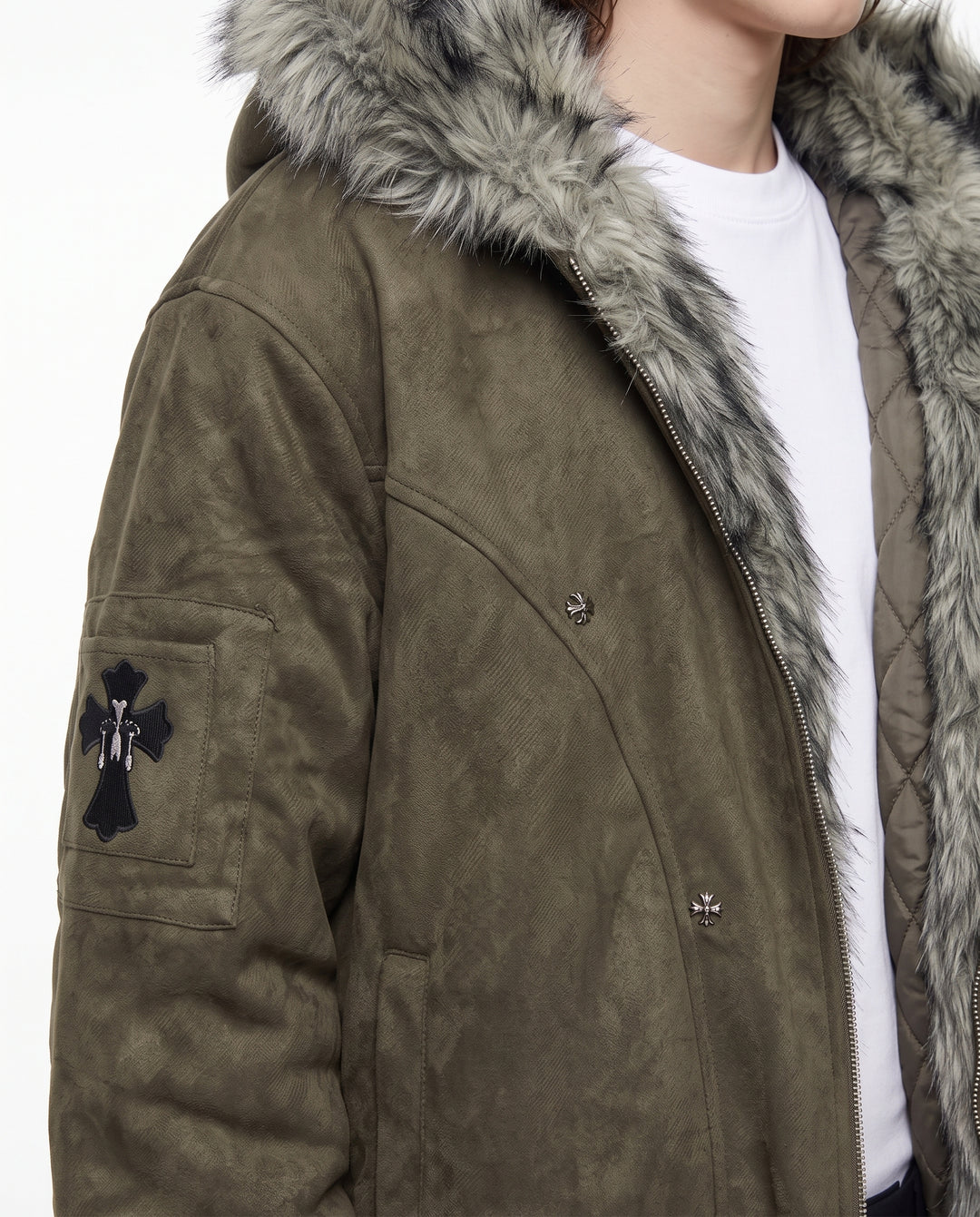 Fur Hooded Jacket na3172