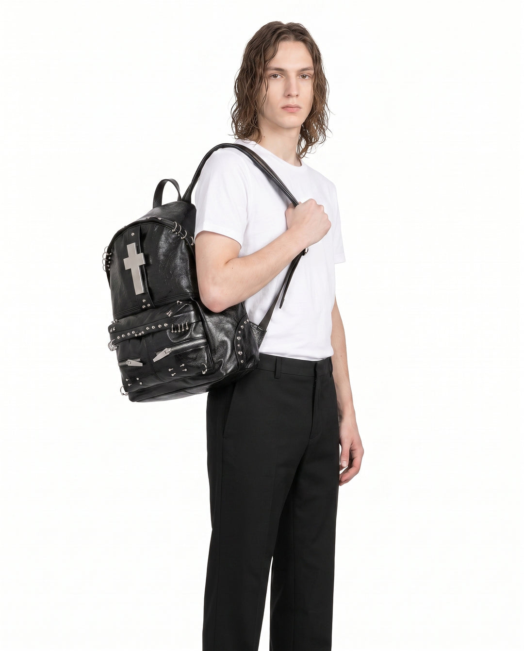 Cross Leather Backpack na2917