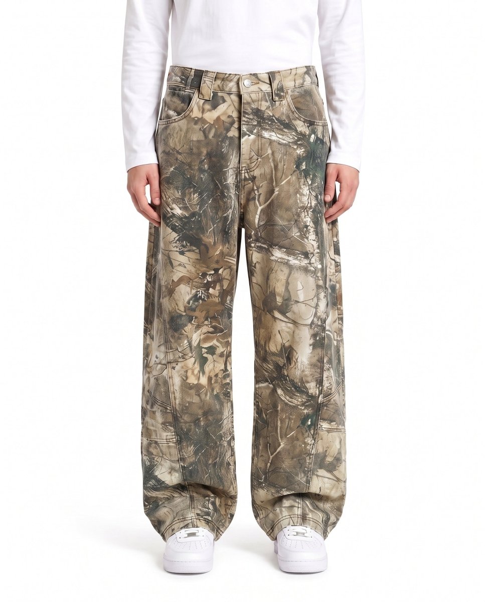 Camo Wide Pants na3008