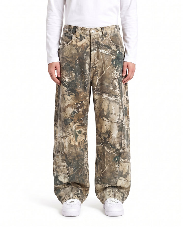 Camo Wide Pants na3008