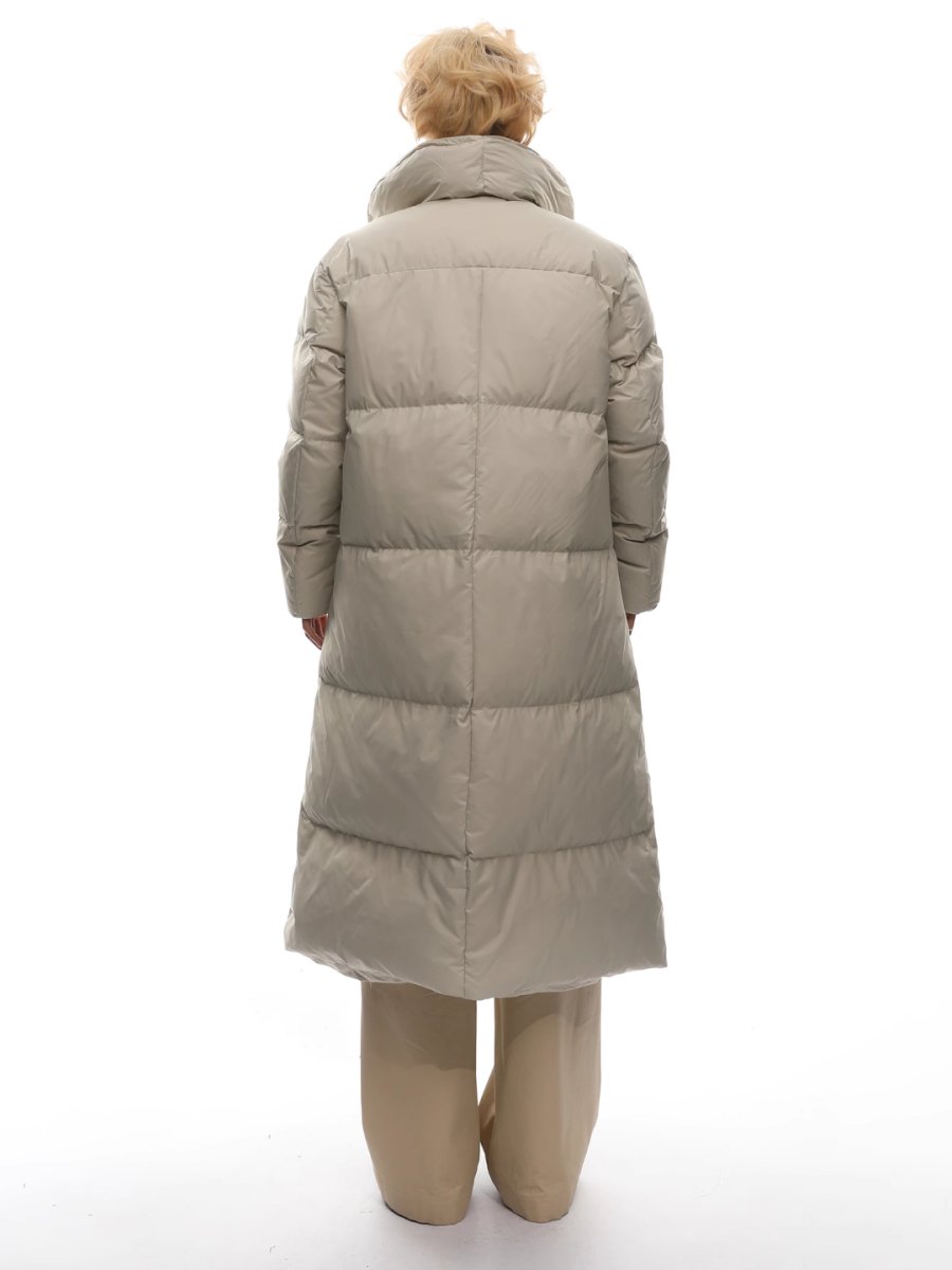 [FUTUREBOY] knee-length down jacket na1716