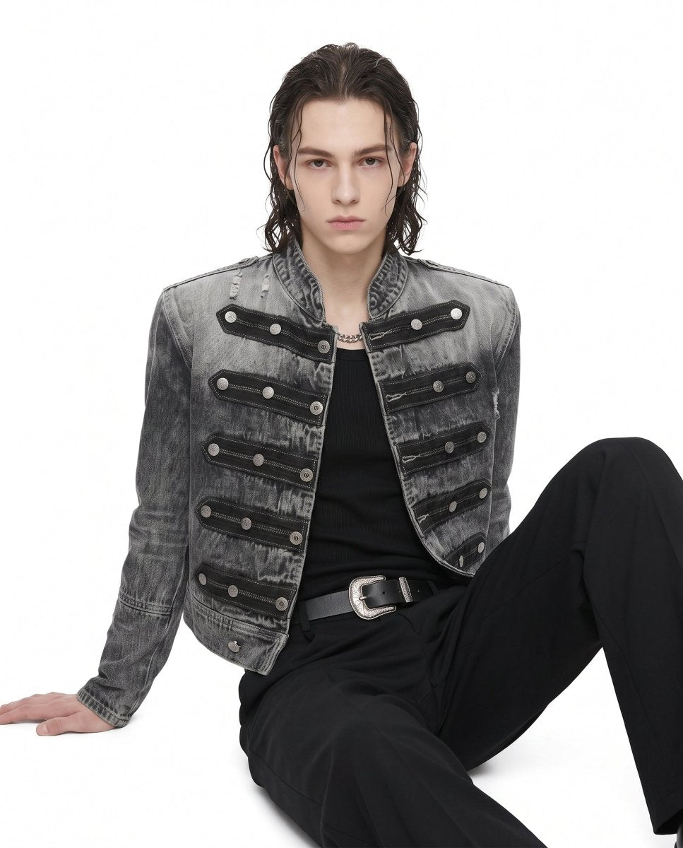 Military Denim Jacket na3034