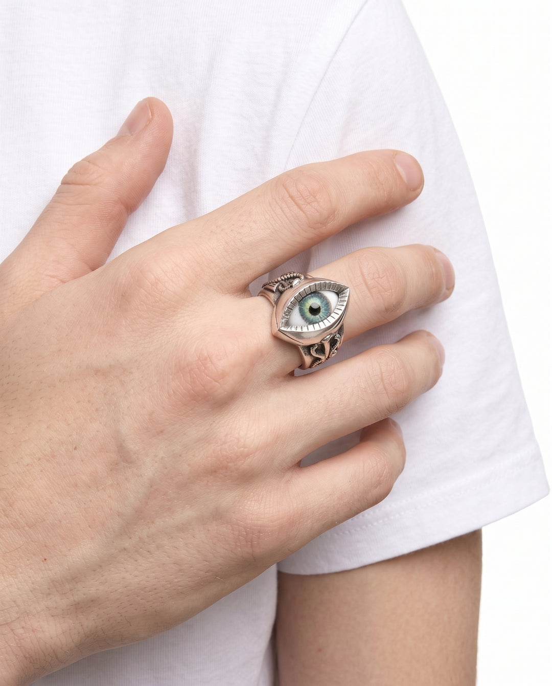 Silver Eye Ring na2929