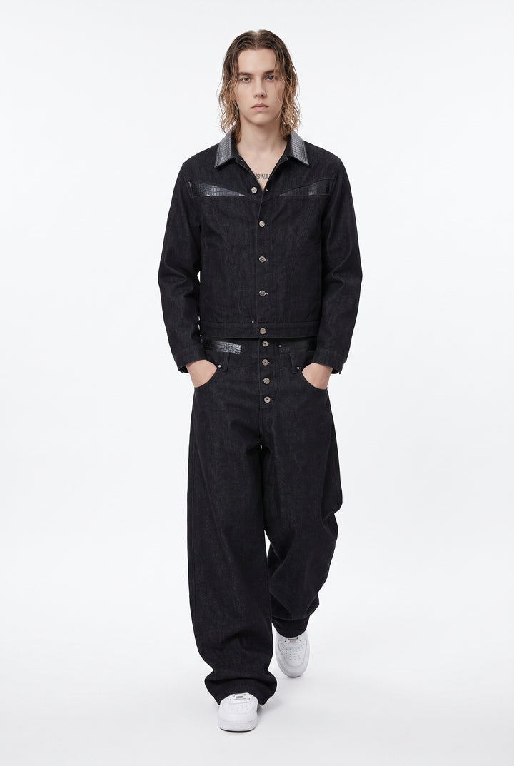 Black Denim Set na2769