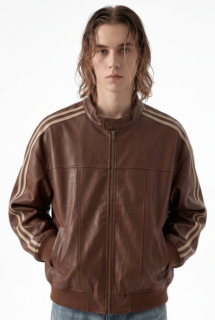 Faux Leather Jacket na2764