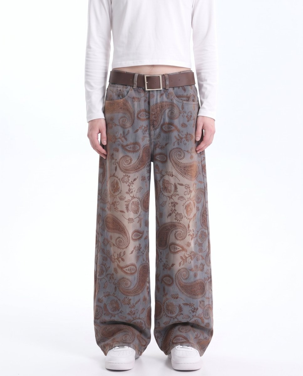 Paisley Wide Jeans na3049