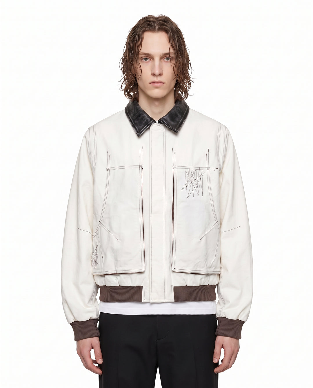 Contrast Bomber Jacket na3189