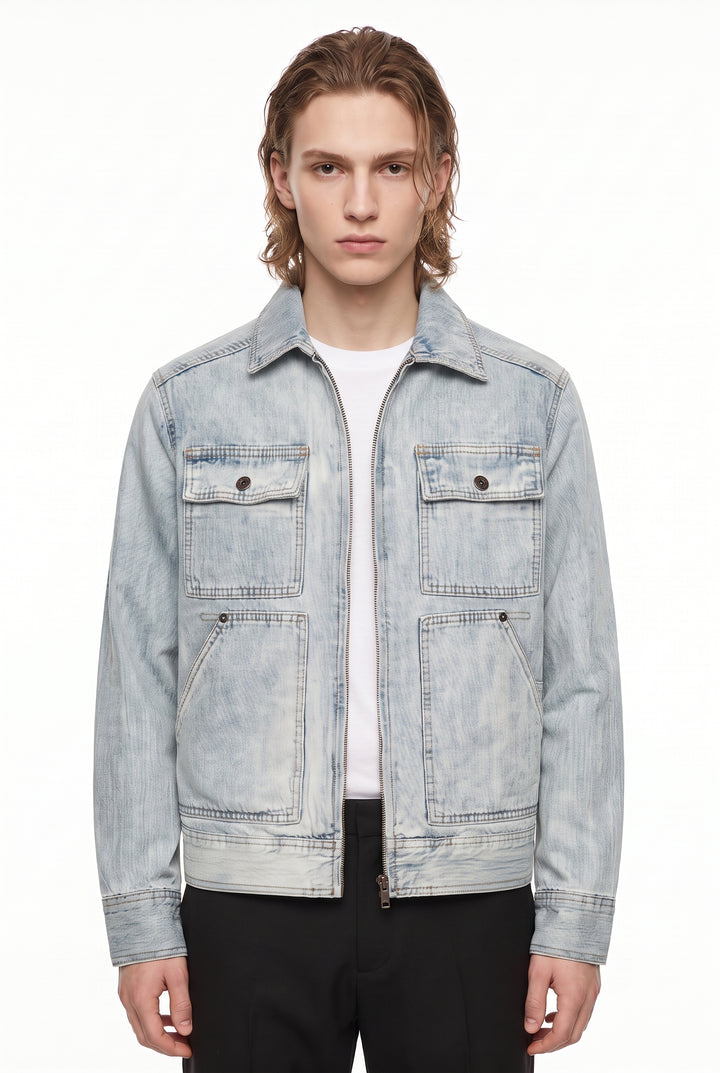 Washed Denim Jacket na2865