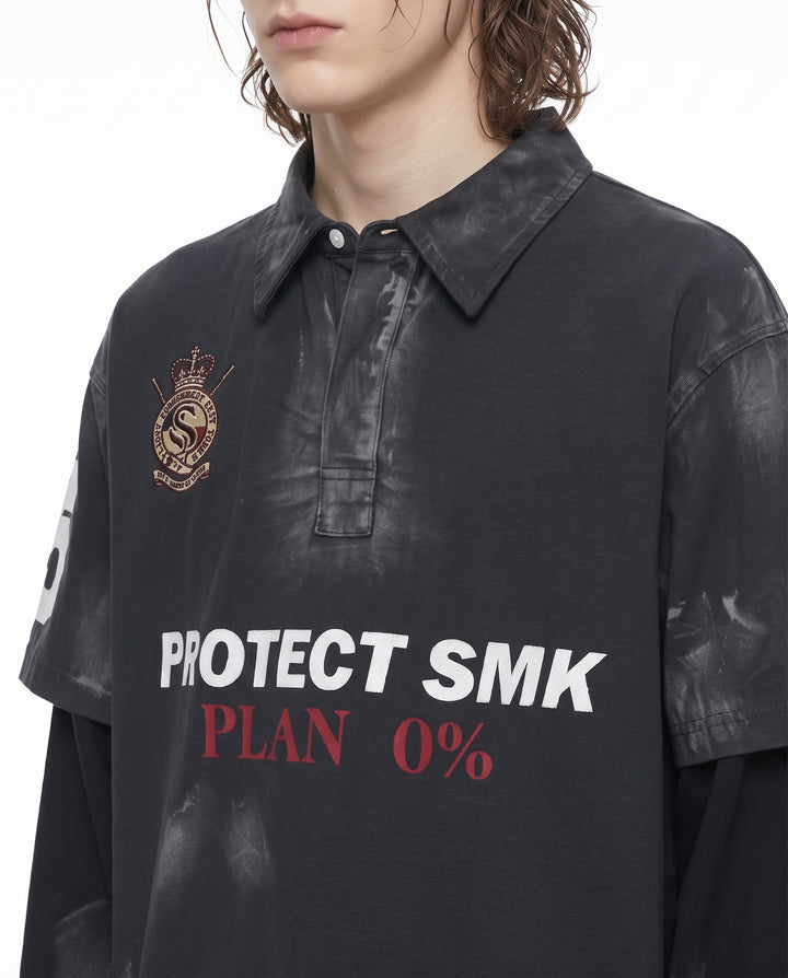 Layered Polo Shirt na3175
