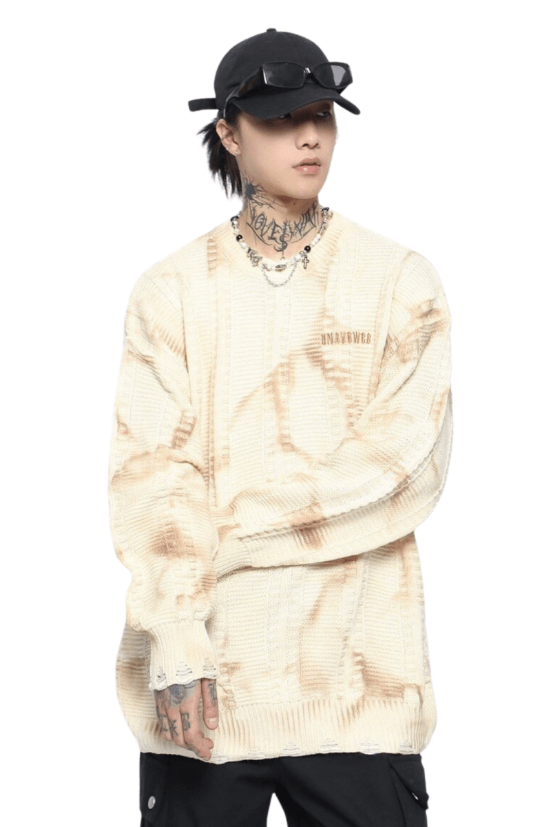 Vintage Wash Knit Pullover  na2445