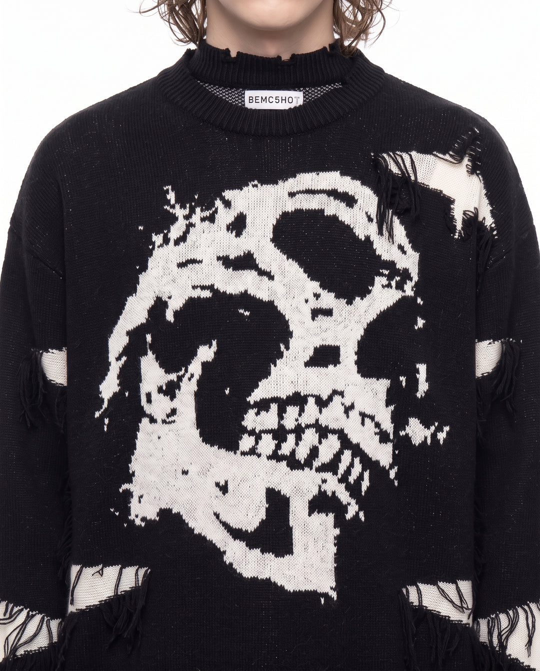 Skull Knit Sweater na3244