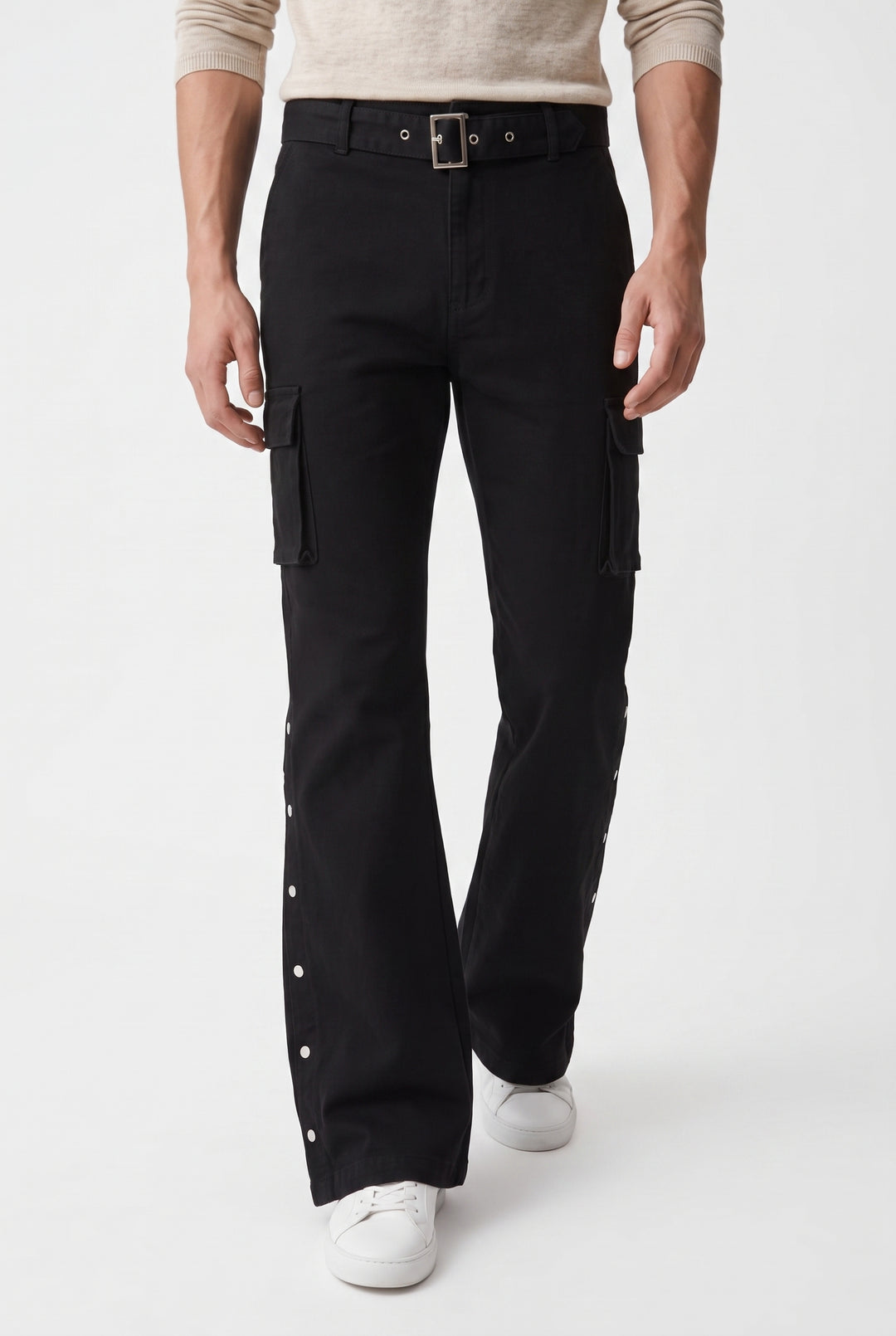 Flared Cargo Pants na2743