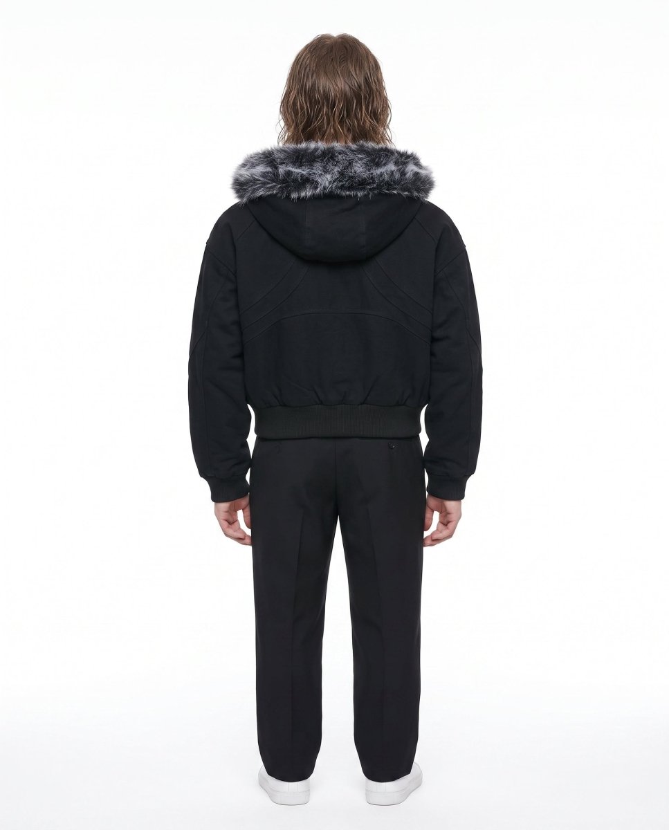 Fur Hooded Jacket na3073