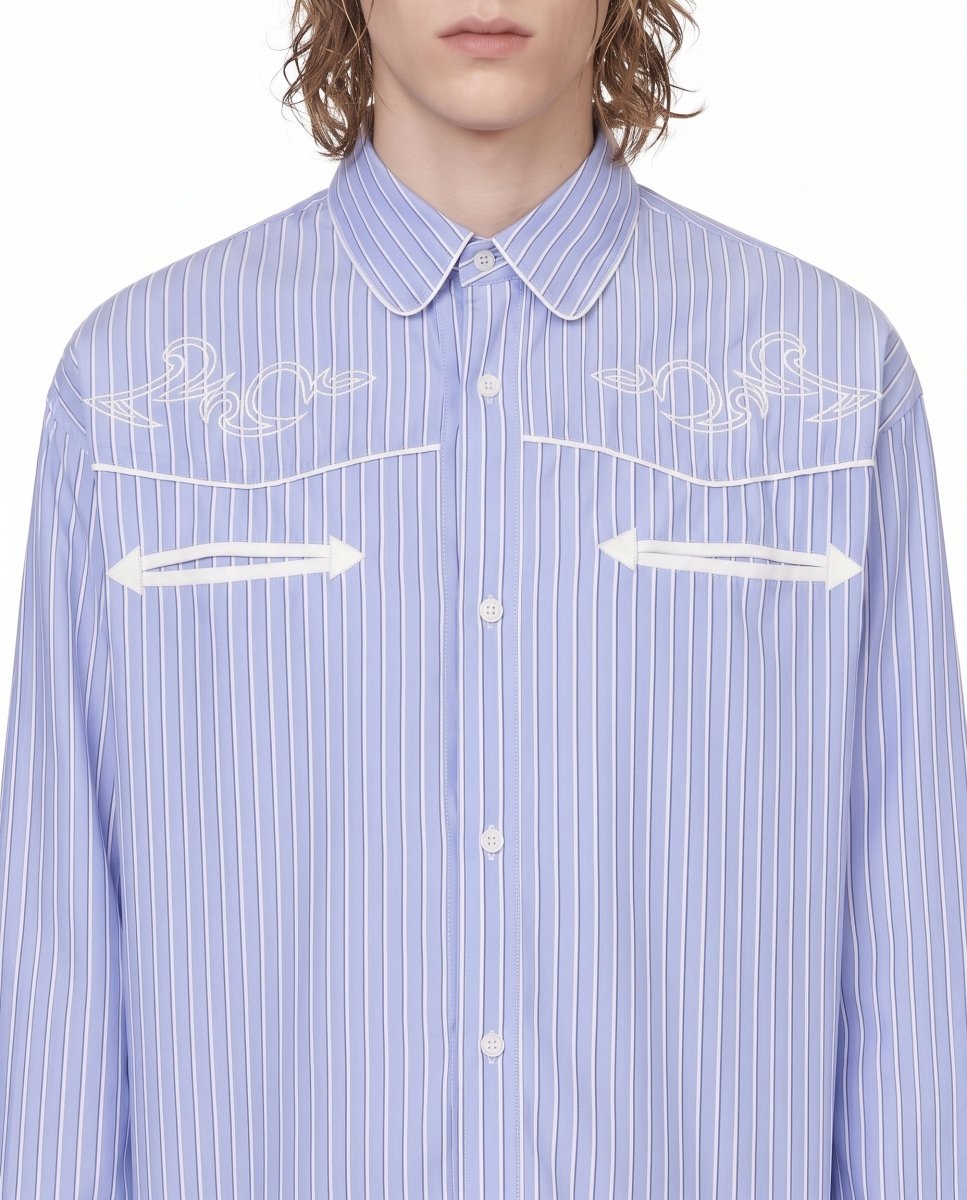 Western Striped Shirt na3024