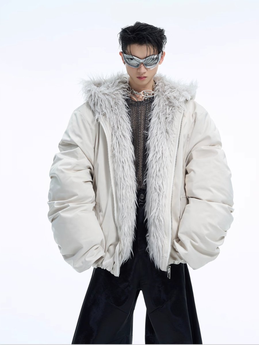 [CultureE] fur design short jacket na1628