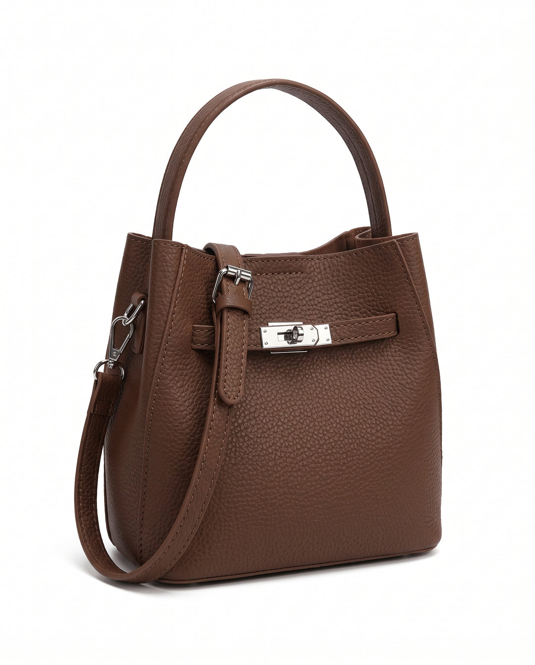 Leather Bucket Bag na3207