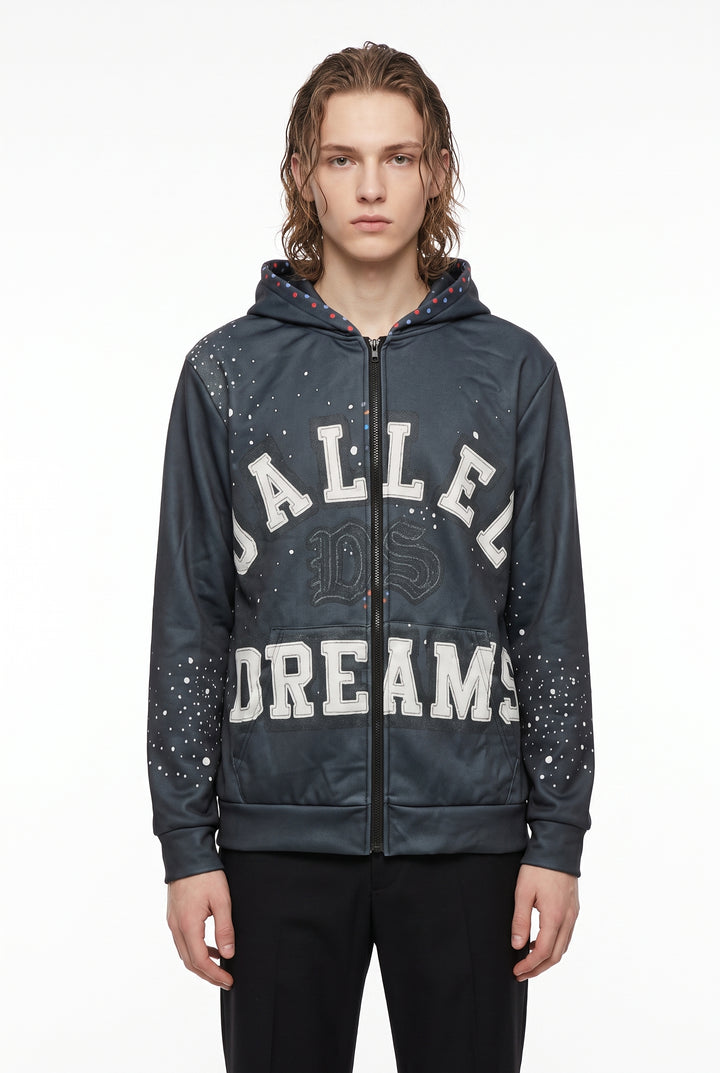 Graphic Zip Hoodie na2748