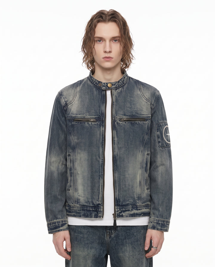 Washed Denim Jacket na3195