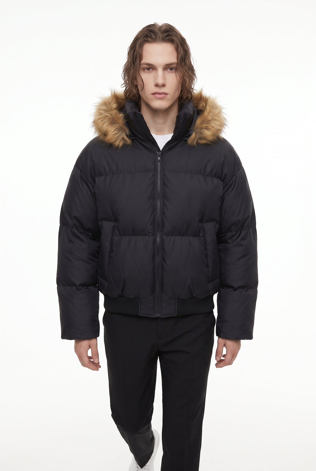 Fur Puffer Jacket na2838