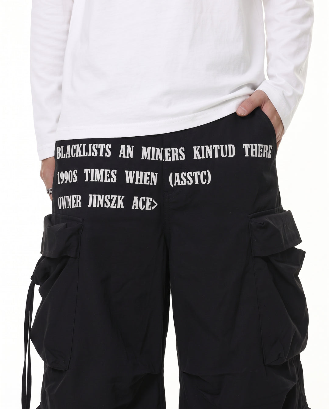 Wide Cargo Pants na3229
