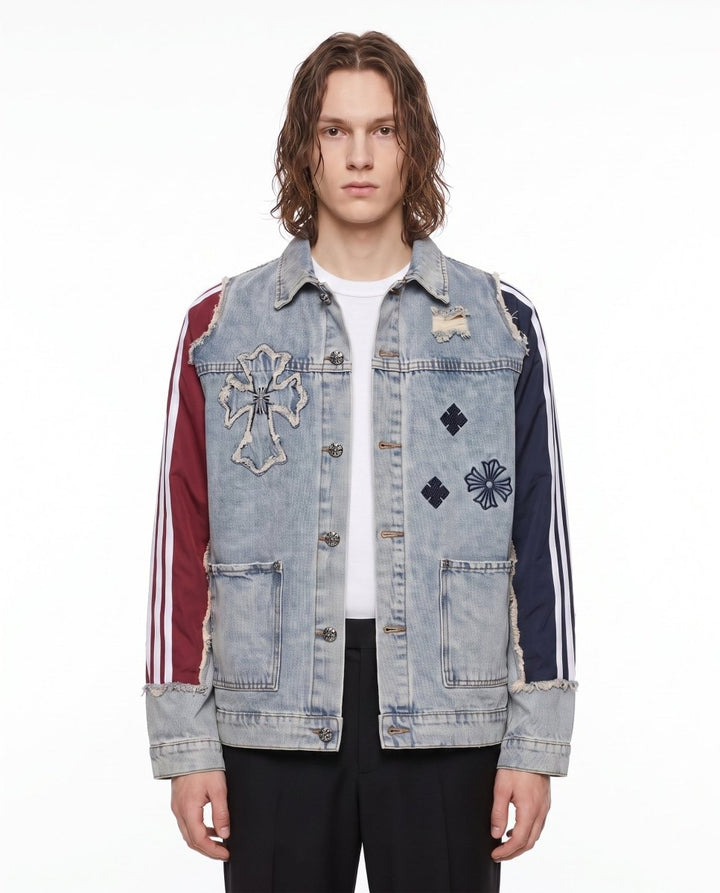 Patchwork Denim Jacket na3046