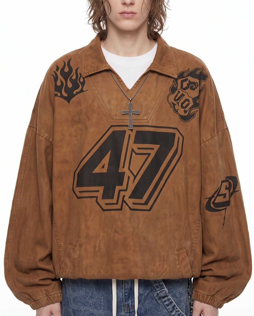 Vintage Racing 47 Pullover Jacket na3216