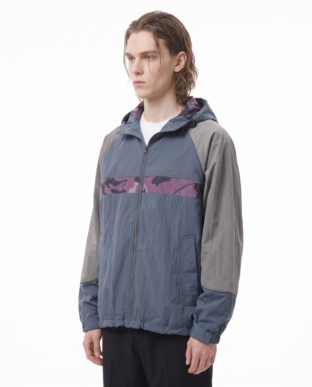Hooded Windbreaker Jacket na3243