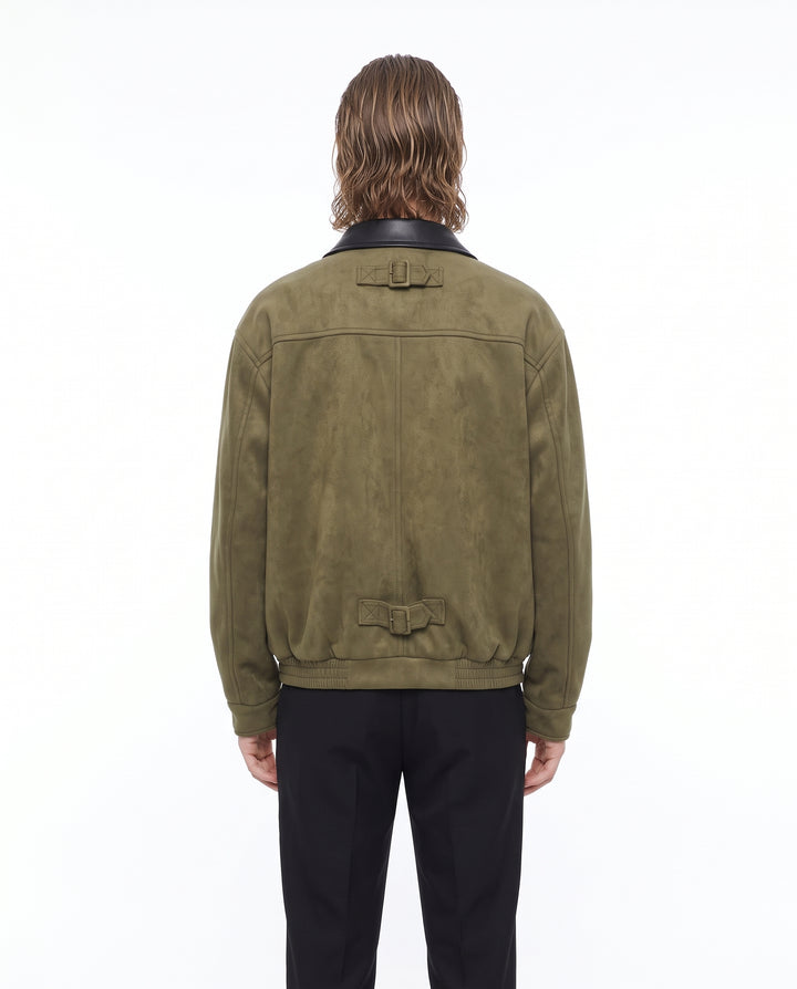 Suede Bomber Jacket na3170
