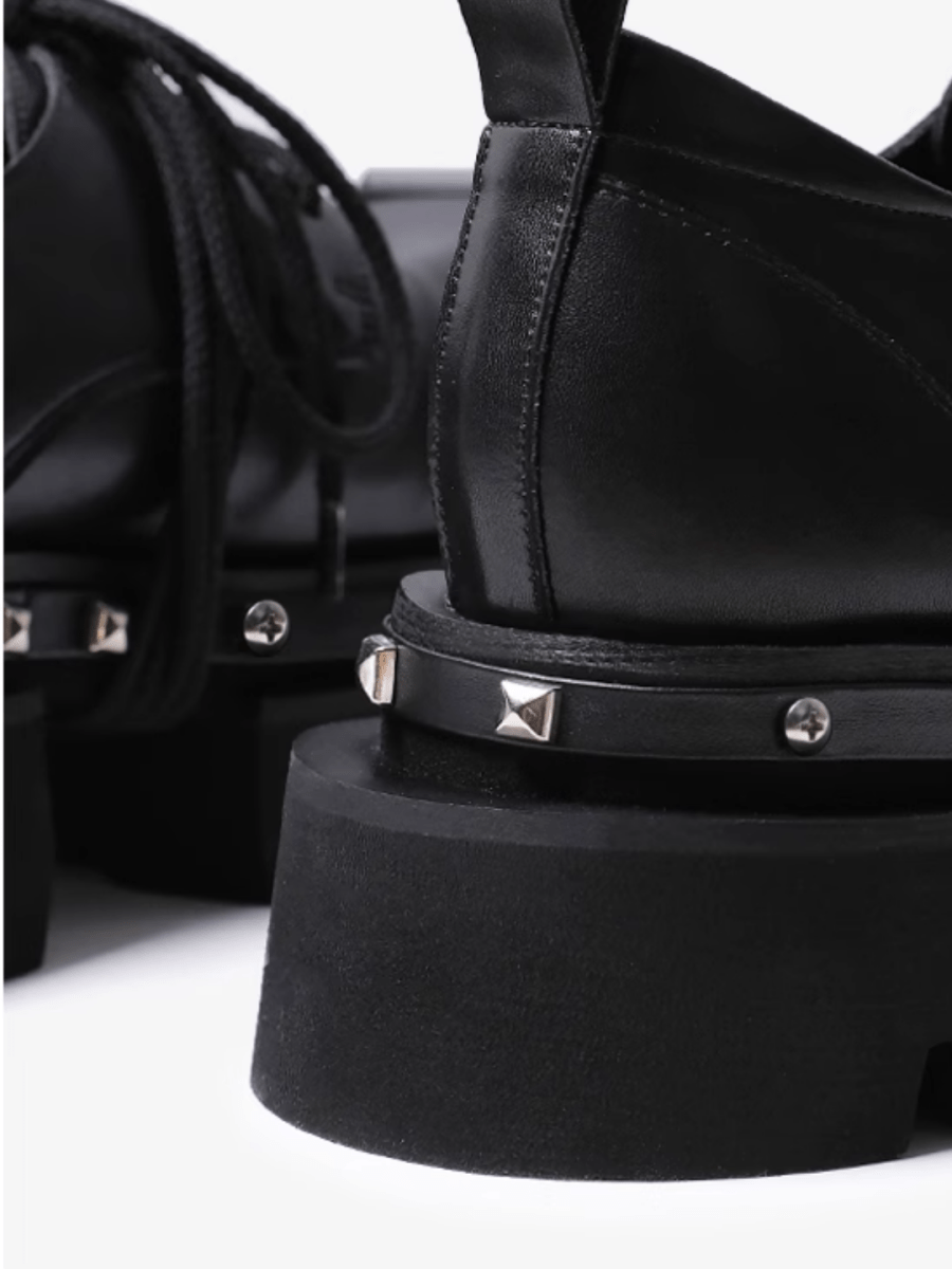 design square head derby shoes na1824