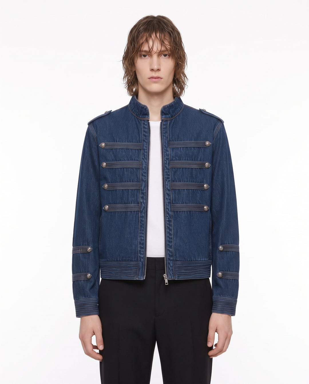 Military Denim Jacket na3174