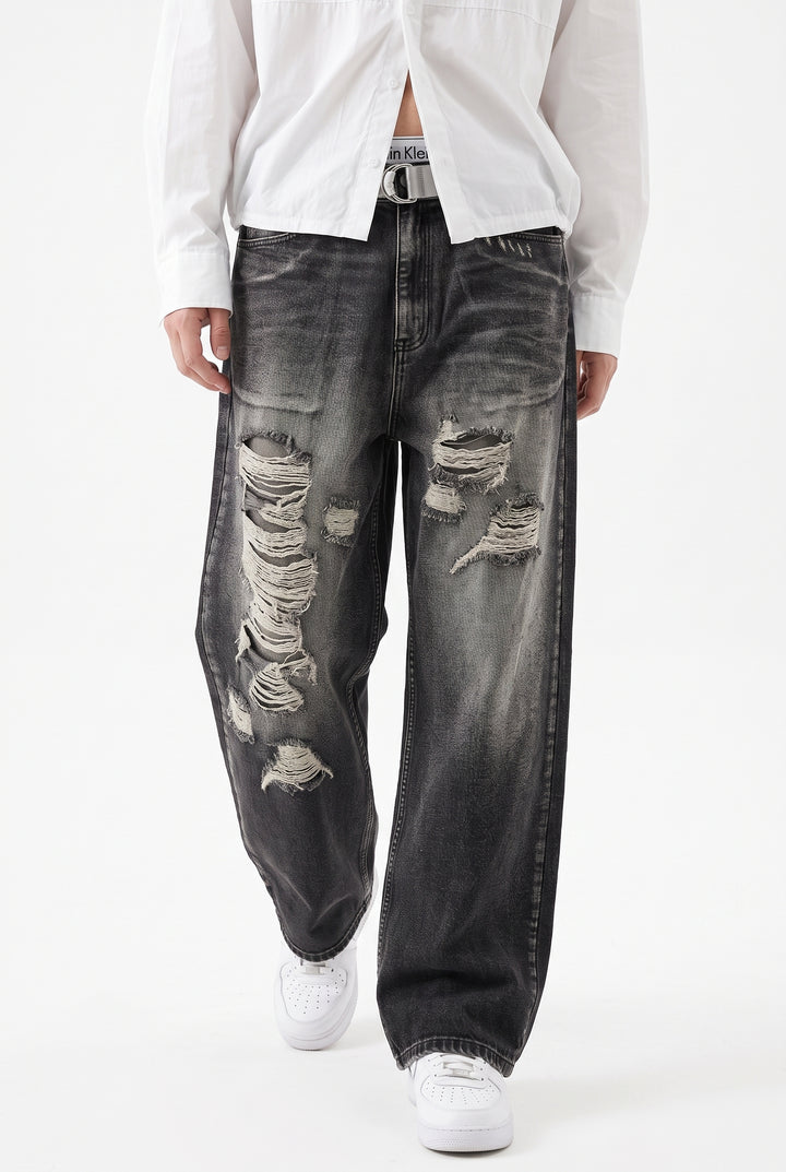 Graphic Wide Jeans na2762